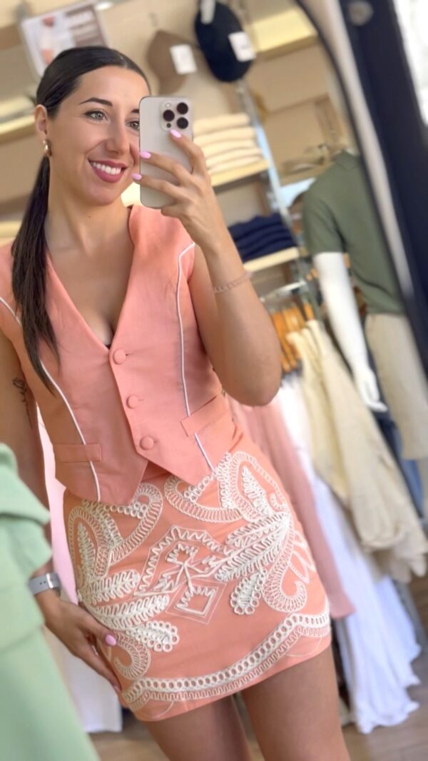 FALDA ETNIC CORAL
