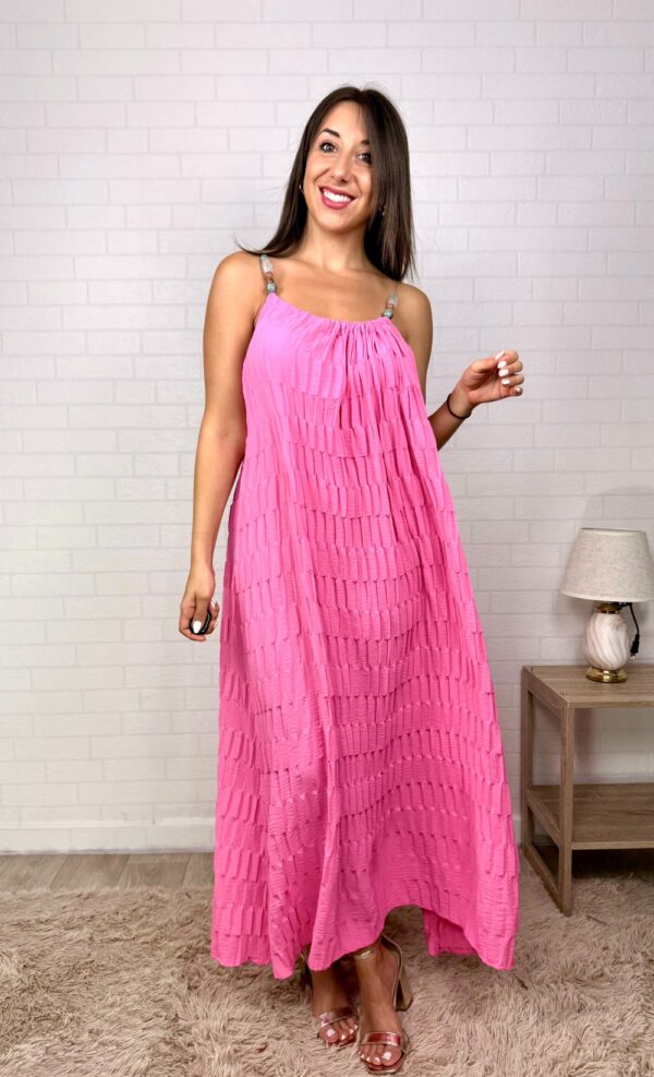 VESTIDO CUENTAS DETALLE
