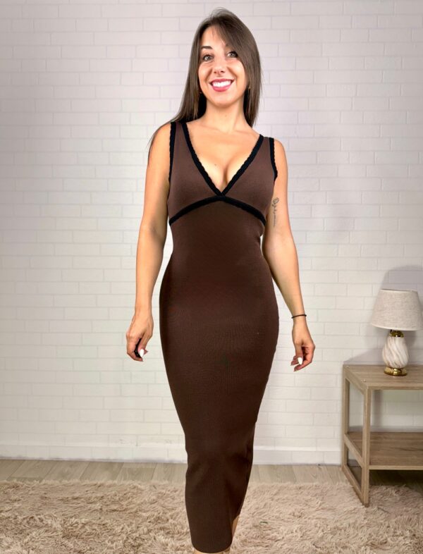 VESTIDO CHOCO CENEFA