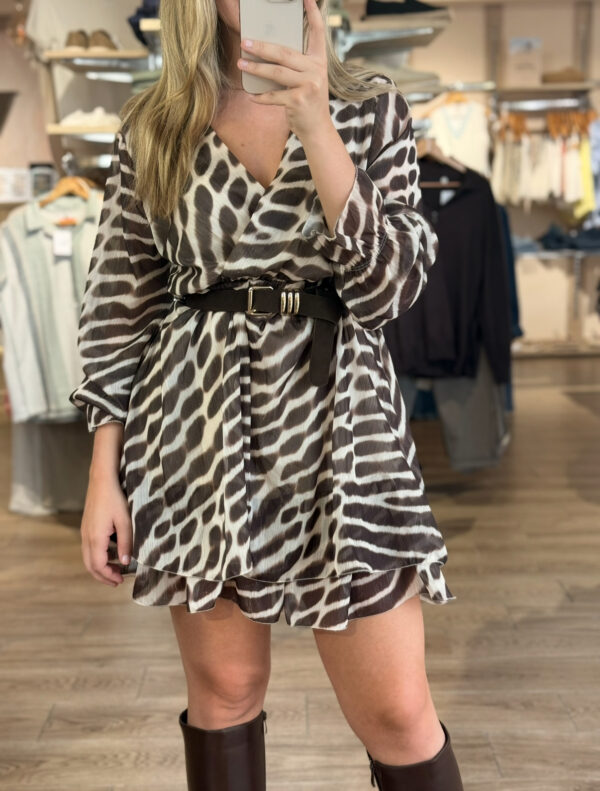 VESTIDO ZEBRADO